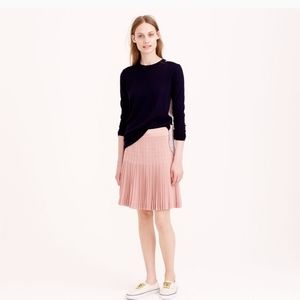 J. Crew Pleated Lattice Skirt